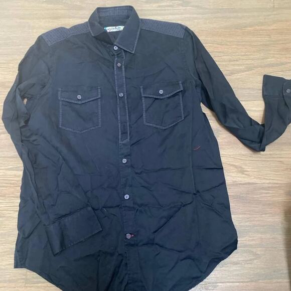 Brandolini Bundle of 2 Button Down Casual Shirts Size Medium - Picture 5 of 8